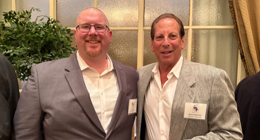 P.J. Muller and Bruce Schimmel of Superior Materials.
